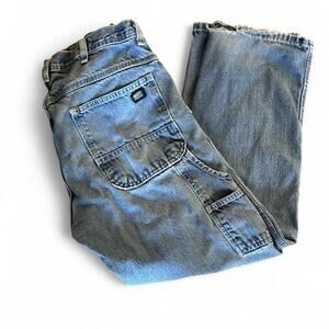 34” waist Vintage Key 90s jeans straight relaxed carpenter utility denim jeans